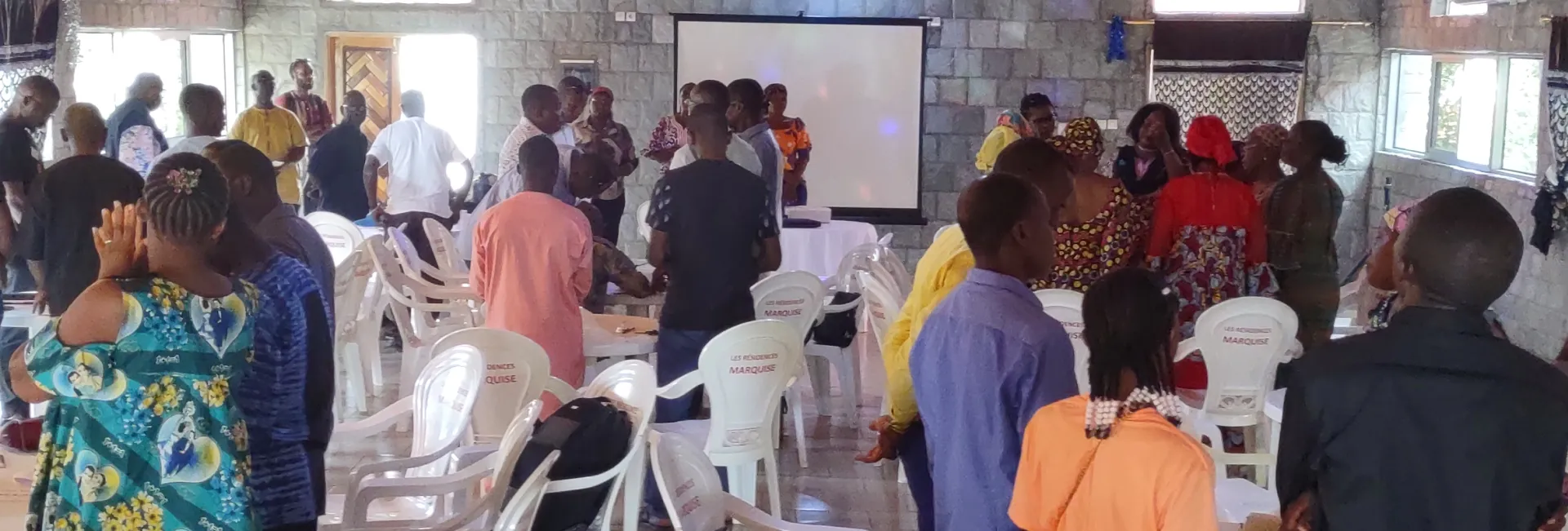 Leaders dans le retraite spirituelle